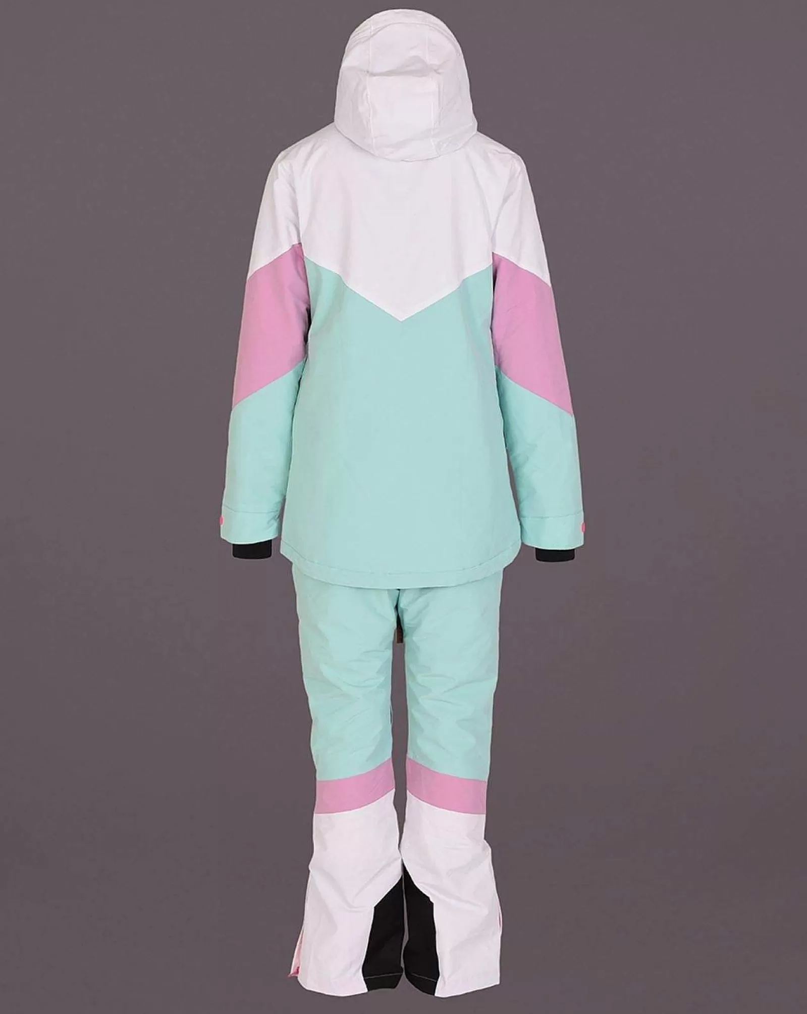 OOSC Snow Pants / Bibs<1080 Women'S Ski & Snowboard Pant - Pastel Pink, White & Pastel Mint