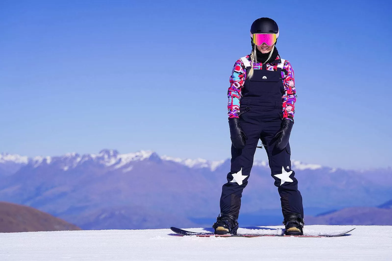 OOSC Yeh Girl Jackets & Bib Pants<Yeh Girl Ski & Snowboard Bib Pant - Katie Ormerod Black Stars Signature Line